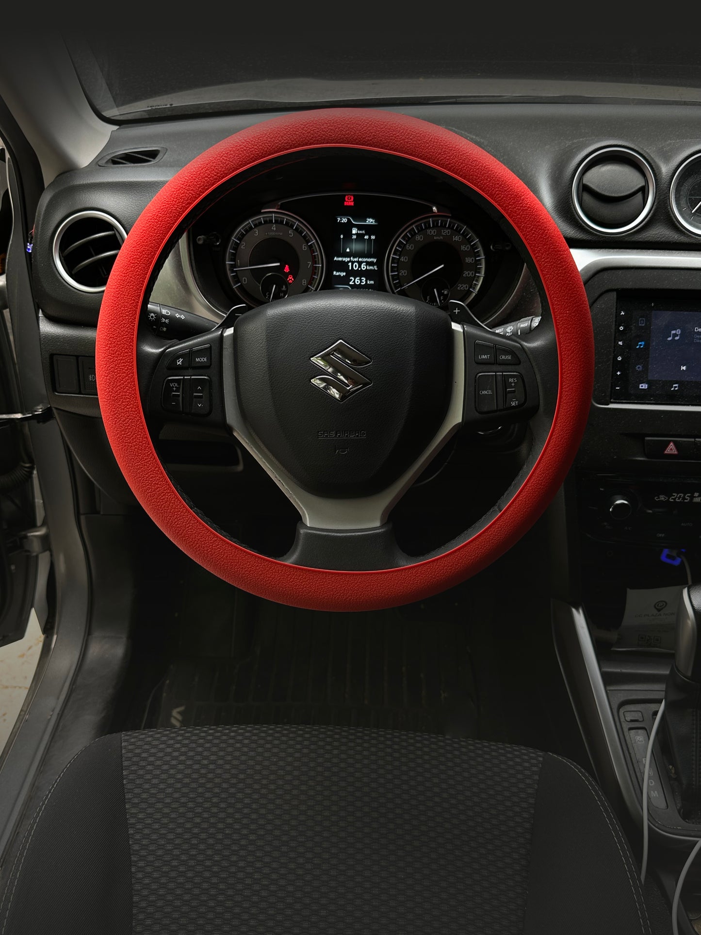 Funda Siliconada Para Carro -Rojo