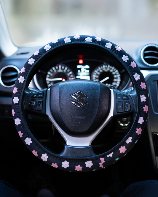Funda Flor Carro - Rosa