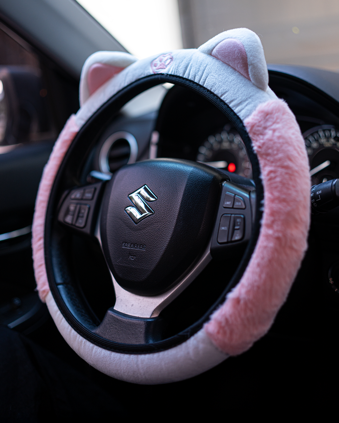 Funda gatito Carro - Rosa