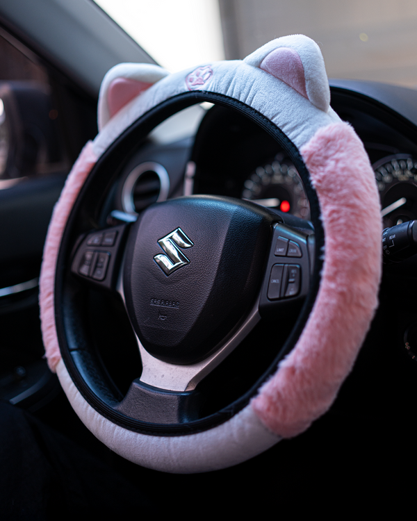 Funda gatito Carro - Rosa