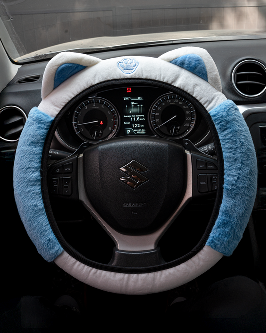 Funda gatito Carro - Azul