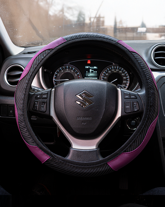 Funda Carro Cuero - Morada