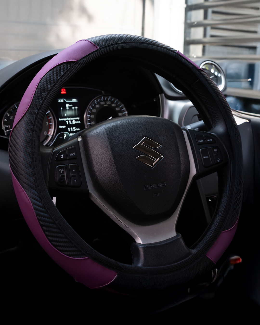 Funda Carro Cuero - Morada